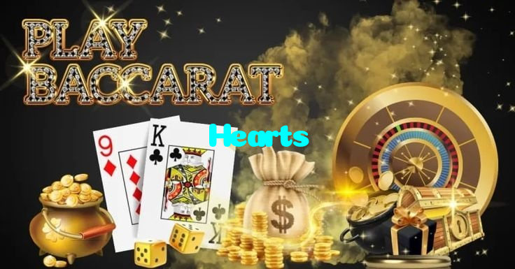 Hearts casino presented on mobile device in Pakistan with slots and live games